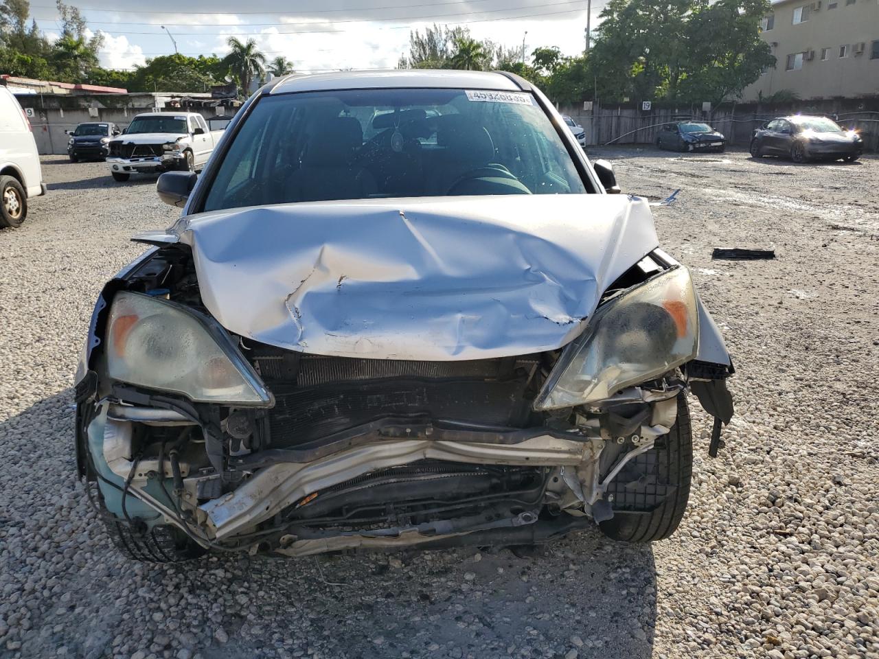2010 Honda CR-V VIN 5J6RE4H33AL092844 Copart auction photo, front end damage thumbnail 5