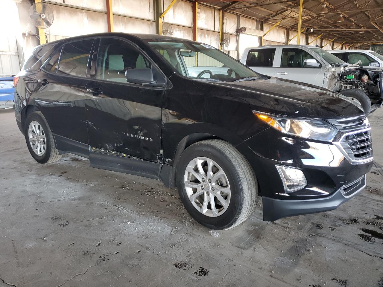 2019 Chevrolet Equinox VIN 3GNAXHEV7KL329472 Copart auction photo, side damage thumbnail 4
