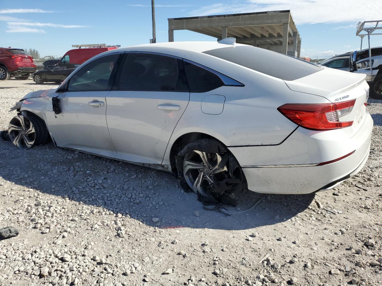 2020 Honda Accord VIN 1HGCV1F4XLA096749 Copart auction photo, all over / undercarriage damage thumbnail 2