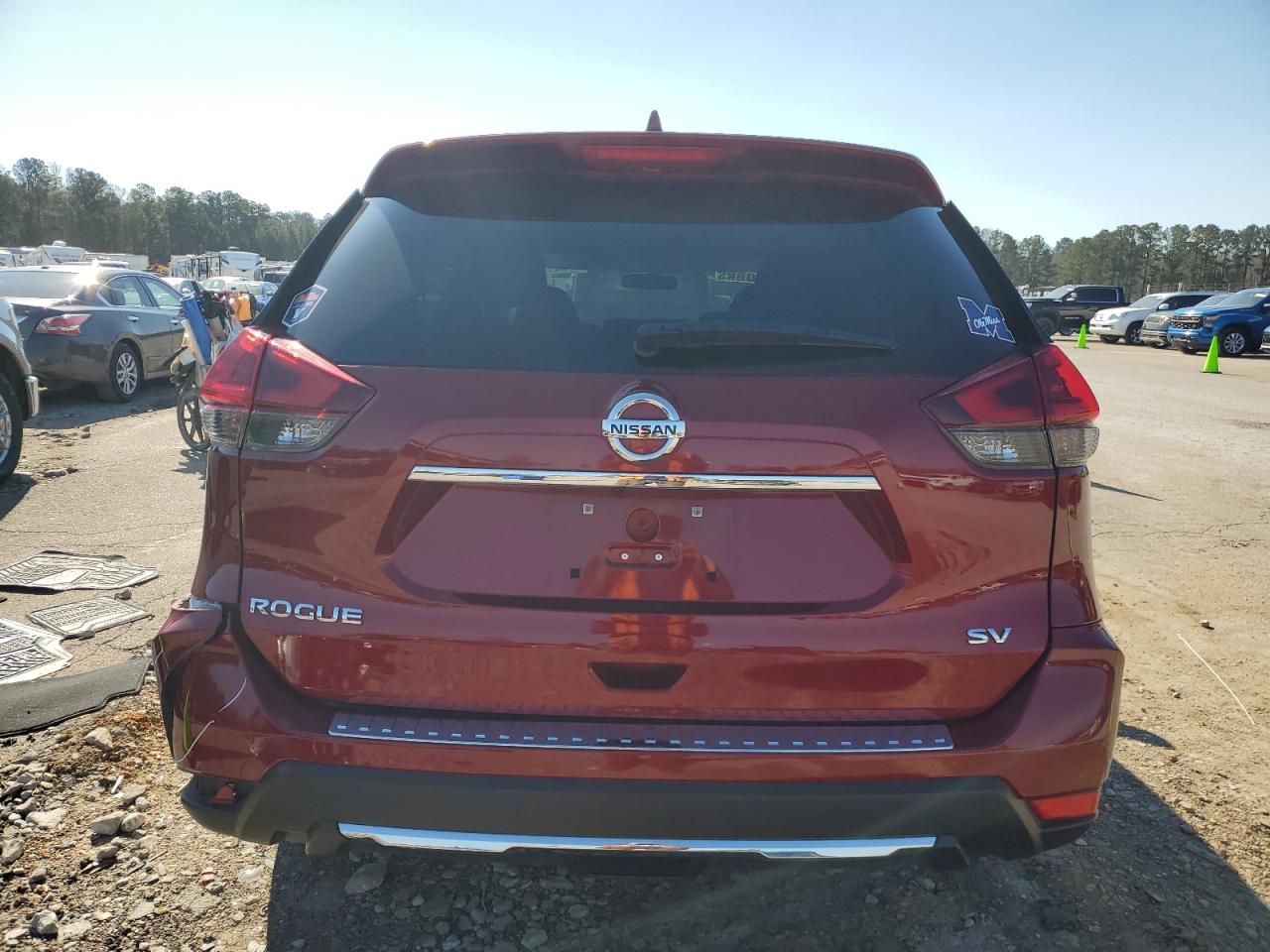 2018 Nissan Rogue VIN 5N1AT2MT1JC823849 Copart auction photo, side / front end damage thumbnail 6