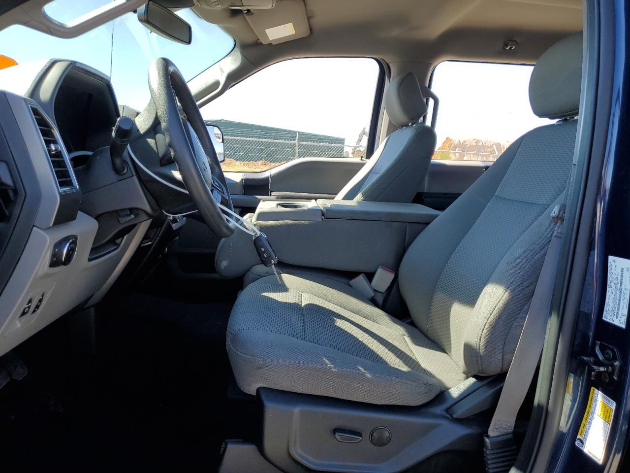 2020 Ford F-150 VIN 1FTEW1C52LKD51017 Copart auction photo, top/roof / rear end damage thumbnail 7