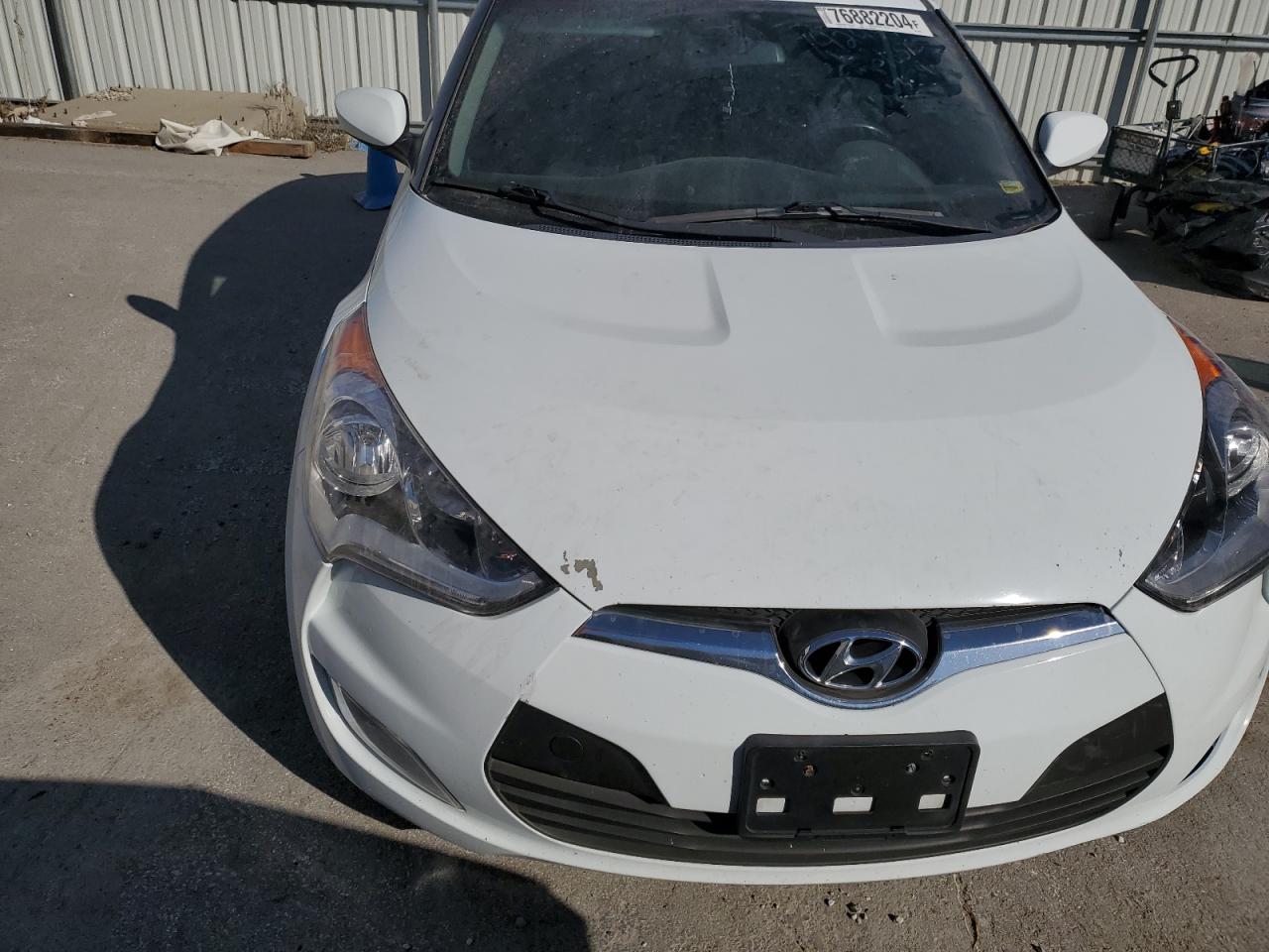 2017 Hyundai Veloster VIN KMHTC6AD3HU307963 Copart auction photo, all over damage thumbnail 5