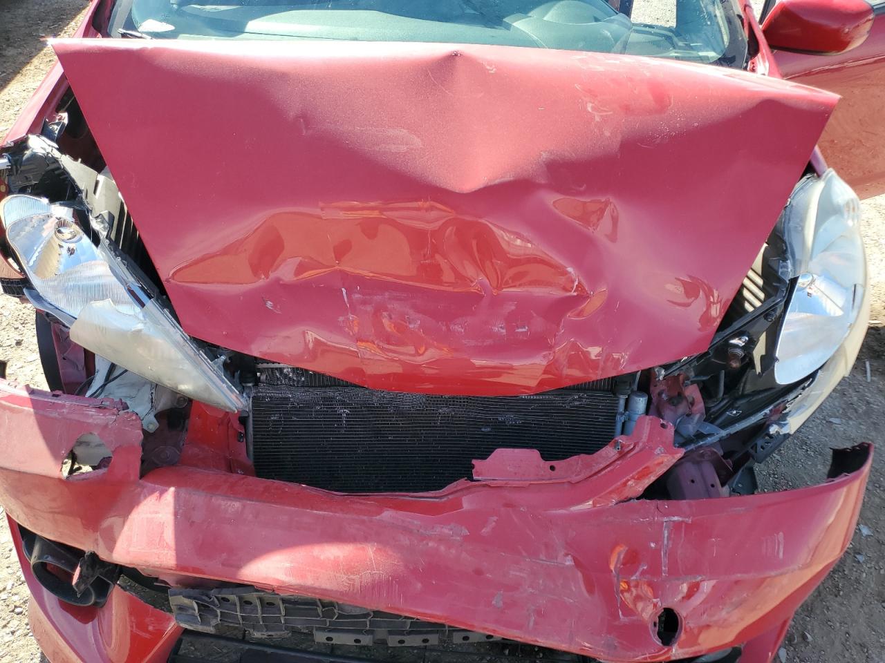 2010 Honda Fit VIN JHMGE8H40AC040342 Copart auction photo, front end / frame damage damage thumbnail 12