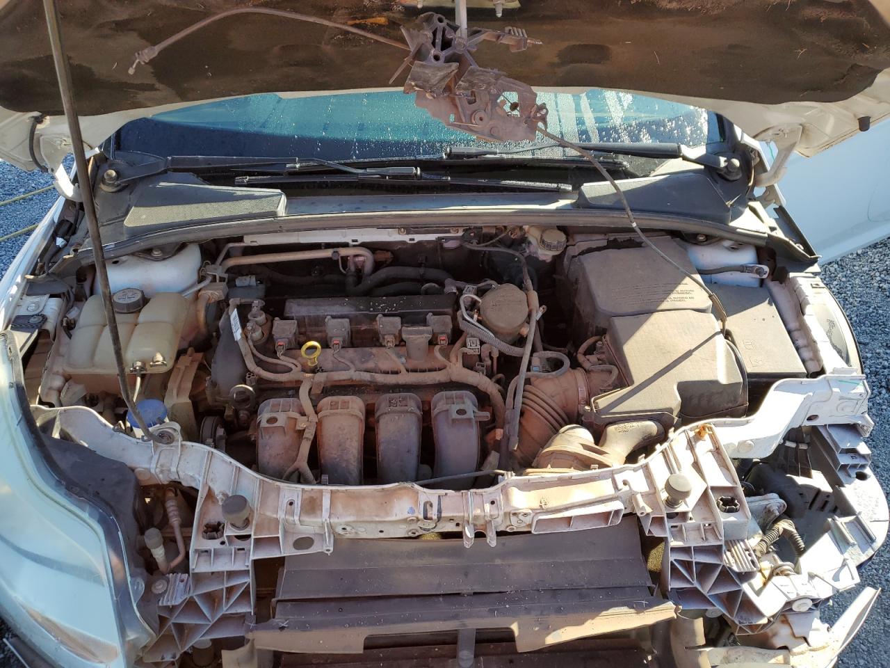 2013 Ford Focus VIN 1FADP3F2XDL361267 Copart auction photo, front end / mechanical damage thumbnail 11