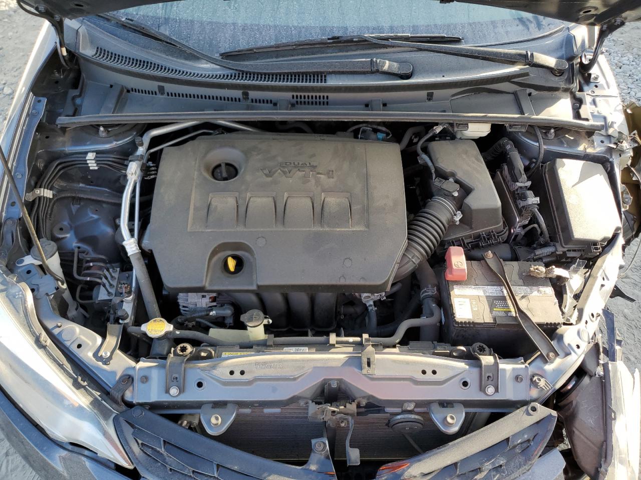 2015 Toyota Corolla VIN 2T1BURHE4FC423020 Copart auction photo, front end / mechanical damage thumbnail 11