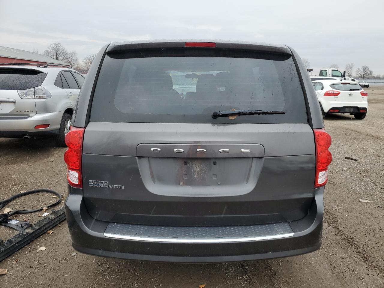 2017 Dodge Caravan VIN 2C4RDGBG5HR781243 Copart auction photo, side / rear end damage thumbnail 6