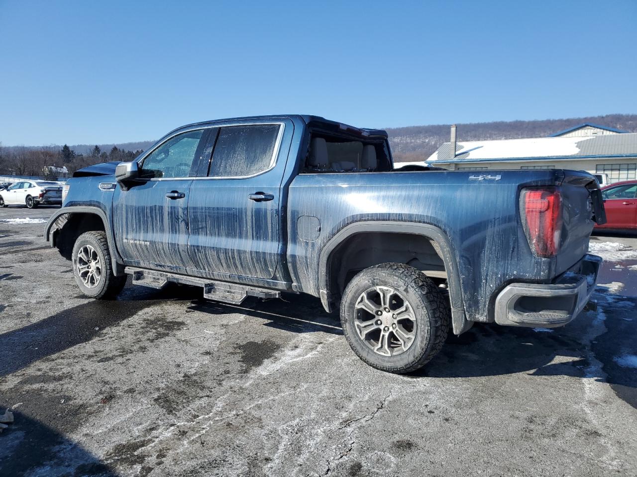 2019 GMC Sierra VIN 1GTU9BED0KZ400802 Copart auction photo, front end / rear end damage thumbnail 2