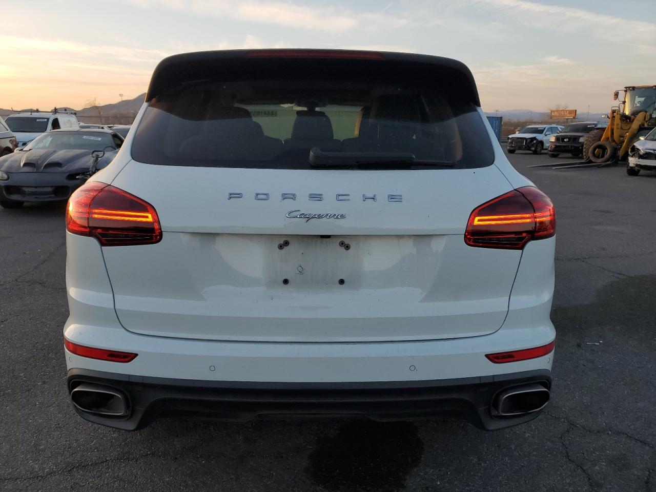 2015 Porsche Cayenne VIN WP1AF2A27FLA35736 Copart auction photo, front end damage thumbnail 6