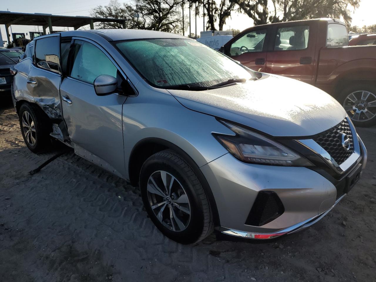 2019 Nissan Murano VIN 5N1AZ2MS5KN128589 Copart auction photo, side / rear end damage thumbnail 4