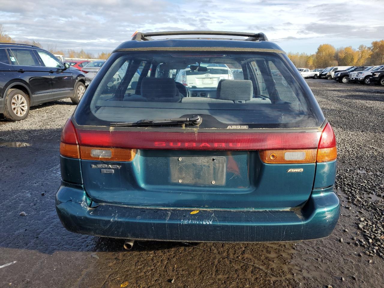 1998 Subaru Legacy VIN 4S3BK4350W6319325 Copart auction photo, all over / undercarriage damage thumbnail 6