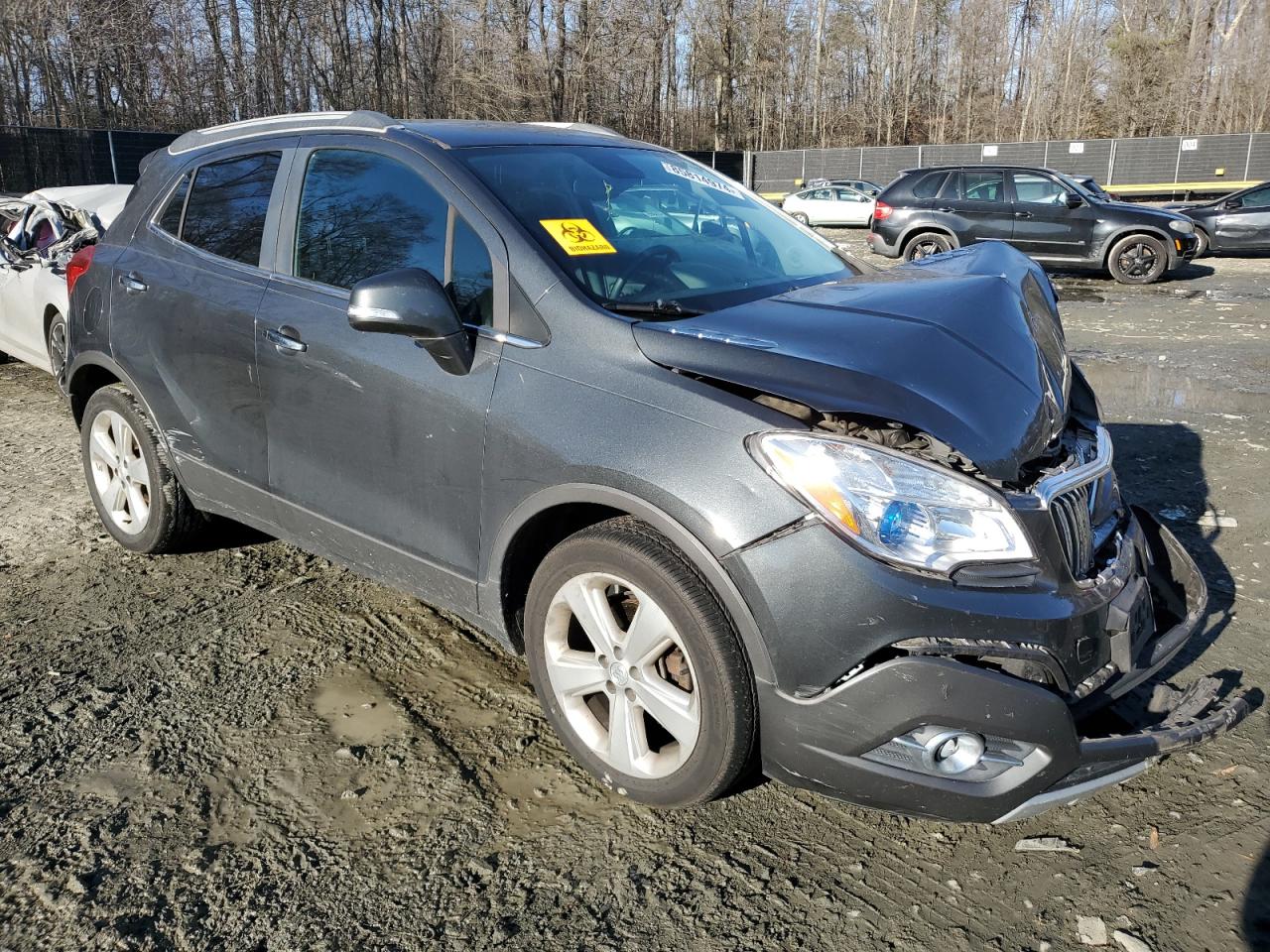 2016 Buick Encore VIN KL4CJCSB5GB548160 Copart auction photo, front end damage thumbnail 4
