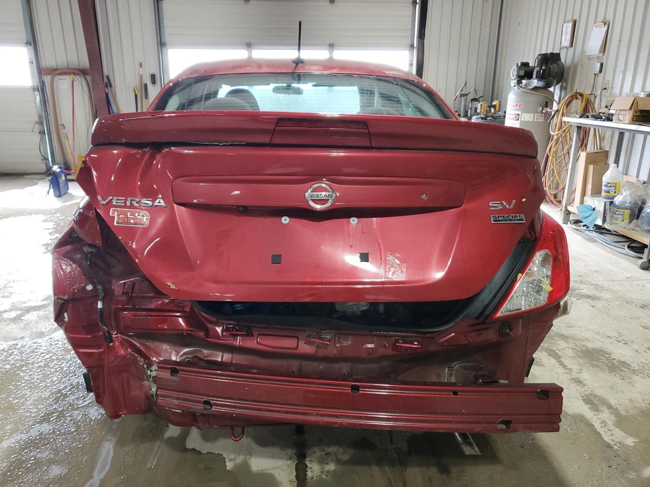 2018 Nissan Versa VIN 3N1CN7AP5JL838034 Copart auction photo, rear end damage thumbnail 6
