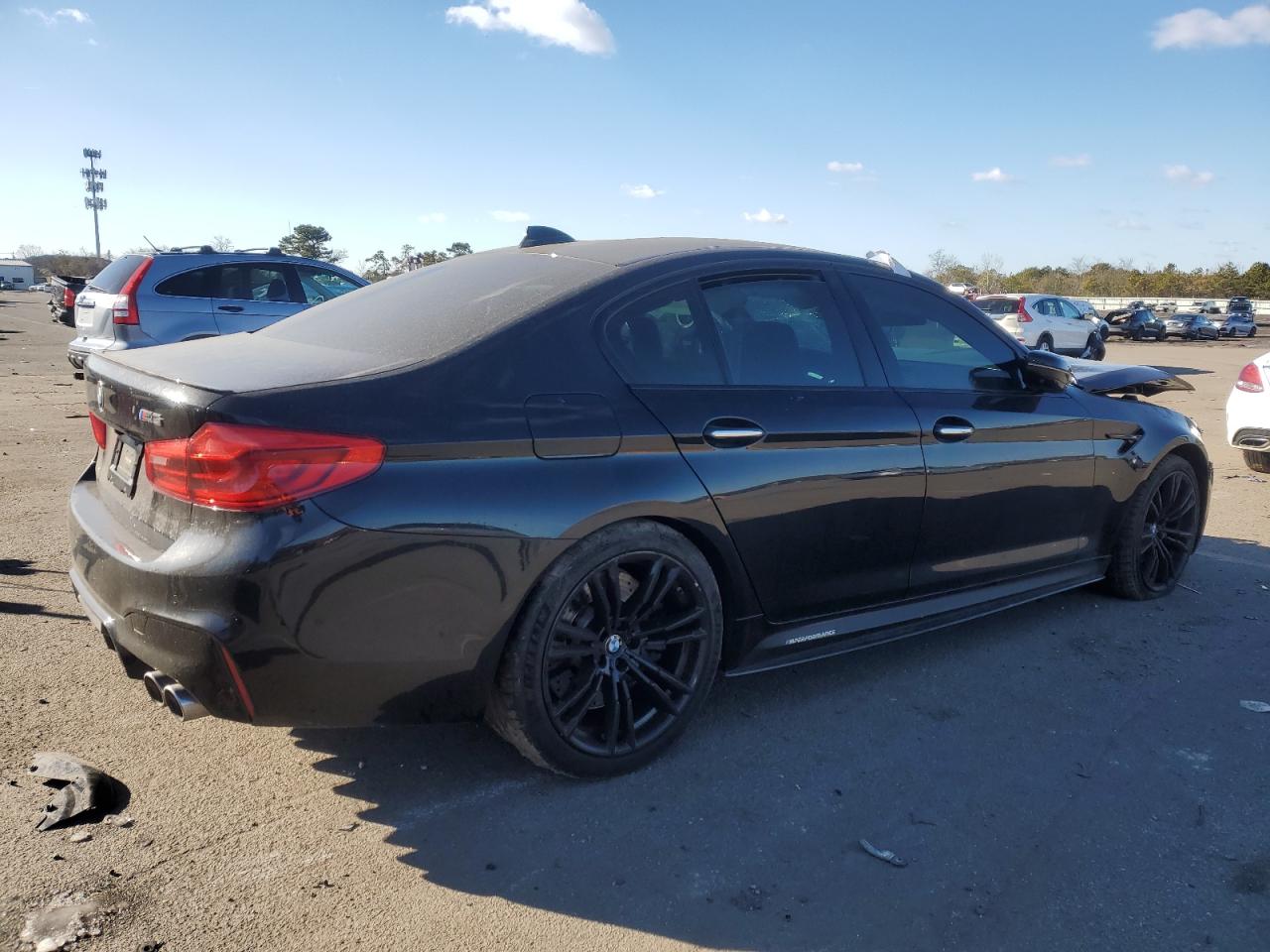 2018 BMW M5 VIN WBSJF0C59JB283734 Copart auction photo, front end / minor dent/scratches damage thumbnail 3