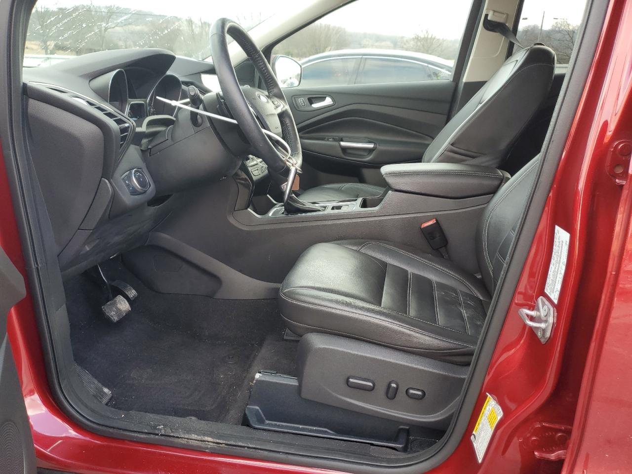 2017 Ford Escape VIN 1FMCU9J91HUB39640 Copart auction photo, all over damage thumbnail 7