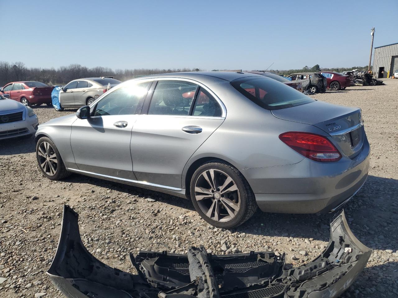 2016 Mercedes-Benz C-klasse VIN 55SWF4JB2GU166000 Copart auction photo, front end damage thumbnail 2