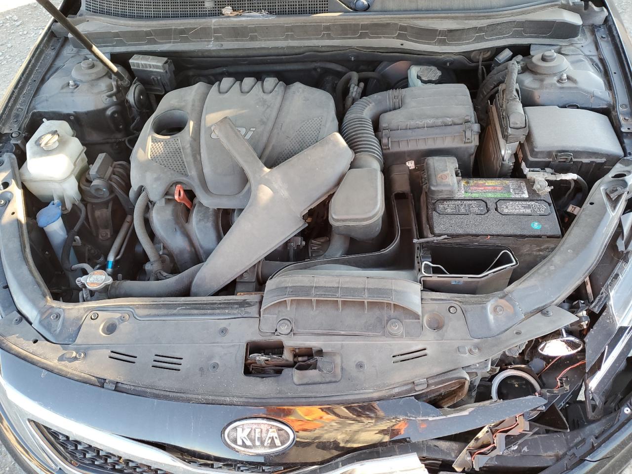 2011 KIA Optima VIN KNAGN4A76B5109312 Copart auction photo, front end damage thumbnail 11