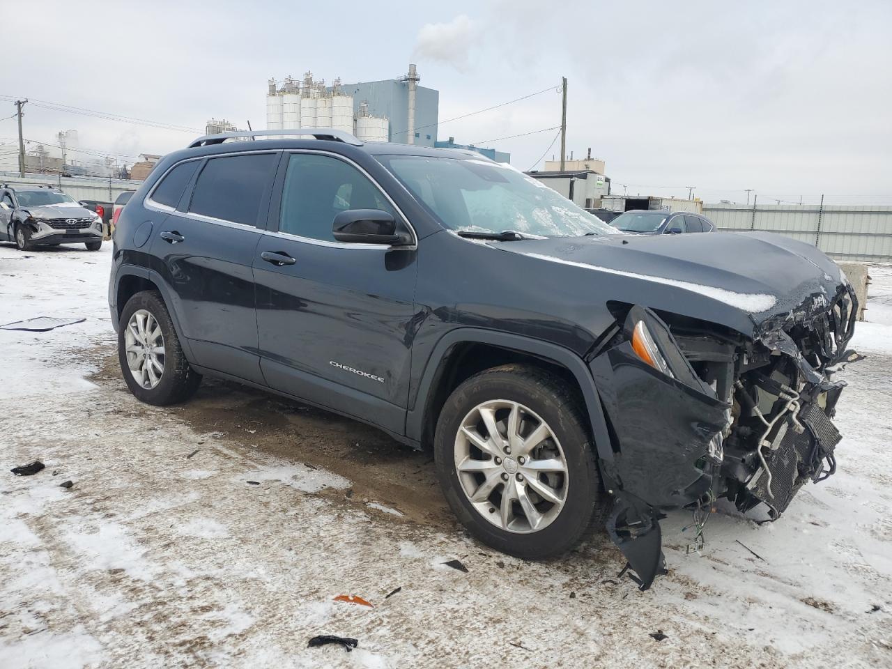 2014 Jeep Grand Cherokee VIN 1C4PJMDS2EW140571 Copart auction photo, front end damage thumbnail 4
