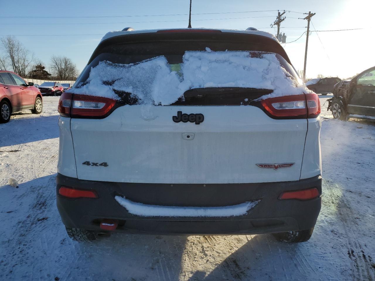 2017 Jeep Cherokee VIN 1C4PJMBB1HW510027 Copart auction photo, front end damage thumbnail 6