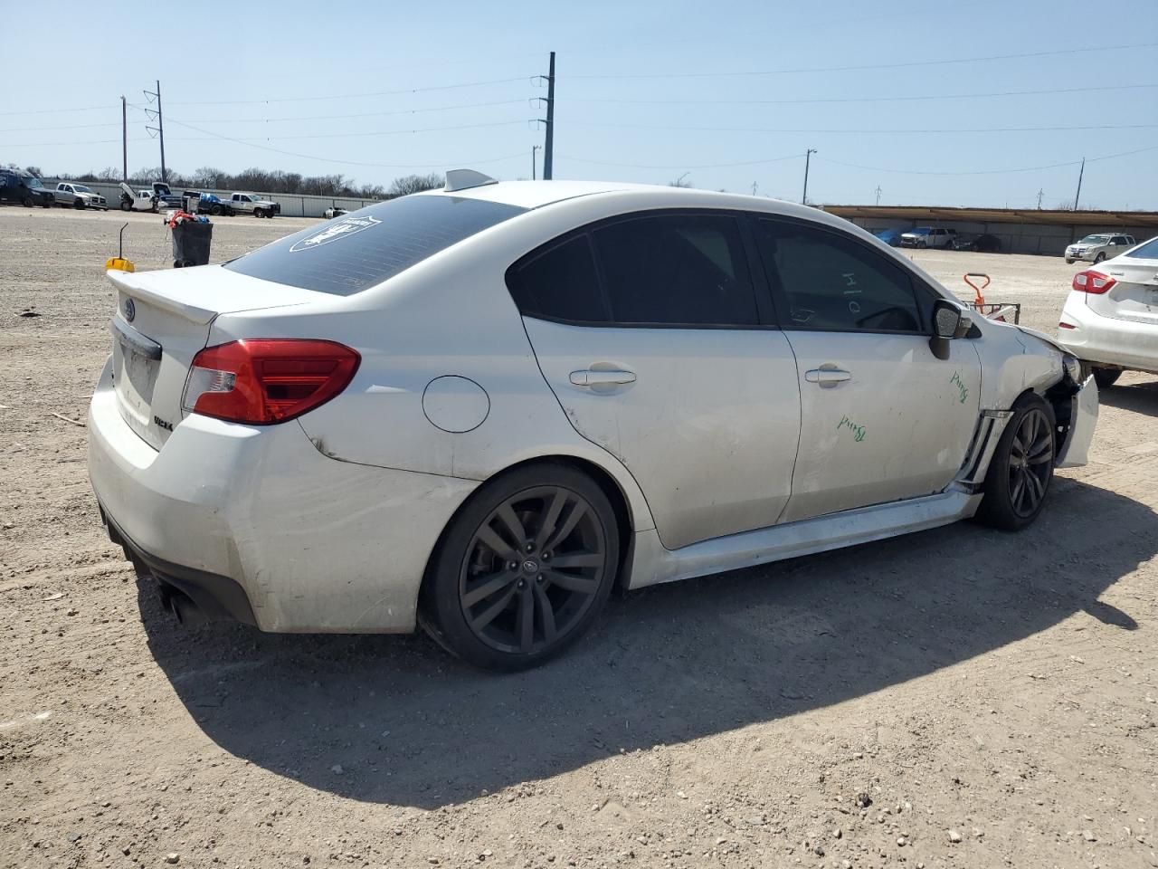 2016 Subaru WRX VIN JF1VA1N66G8811406 Copart auction photo, side / front end damage thumbnail 3