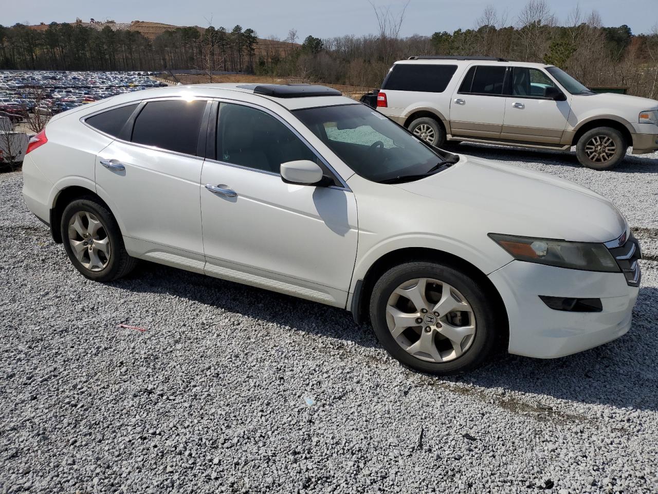 2012 Honda Crosstour VIN 5J6TF1H58CL002173 Copart auction photo, front end / mechanical damage thumbnail 4
