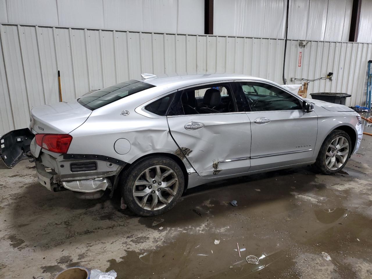 2018 Chevrolet Impala VIN 2G1125S32J9110714 Copart auction photo, side / front end damage thumbnail 3