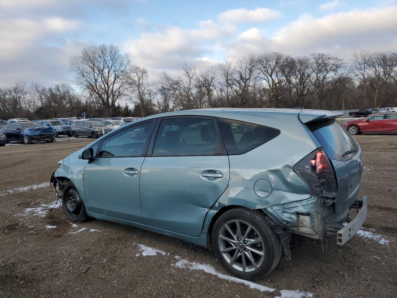 2017 Toyota Prius VIN JTDZN3EU2HJ062771 Copart auction photo, rear end / front end damage thumbnail 2