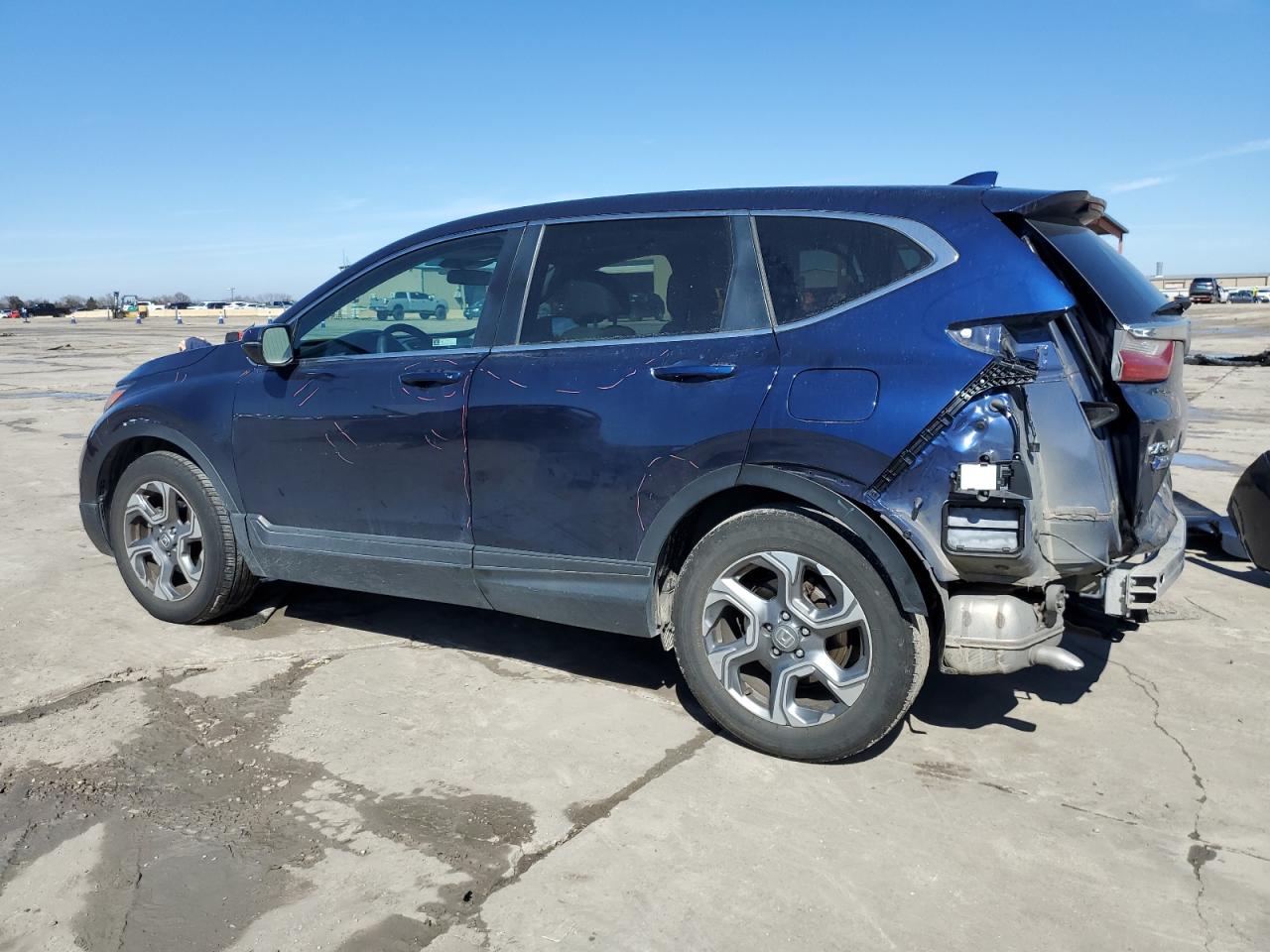 2019 Honda CR-V VIN 5J6RW1H58KA008575 Copart auction photo, stripped / rear end damage thumbnail 2
