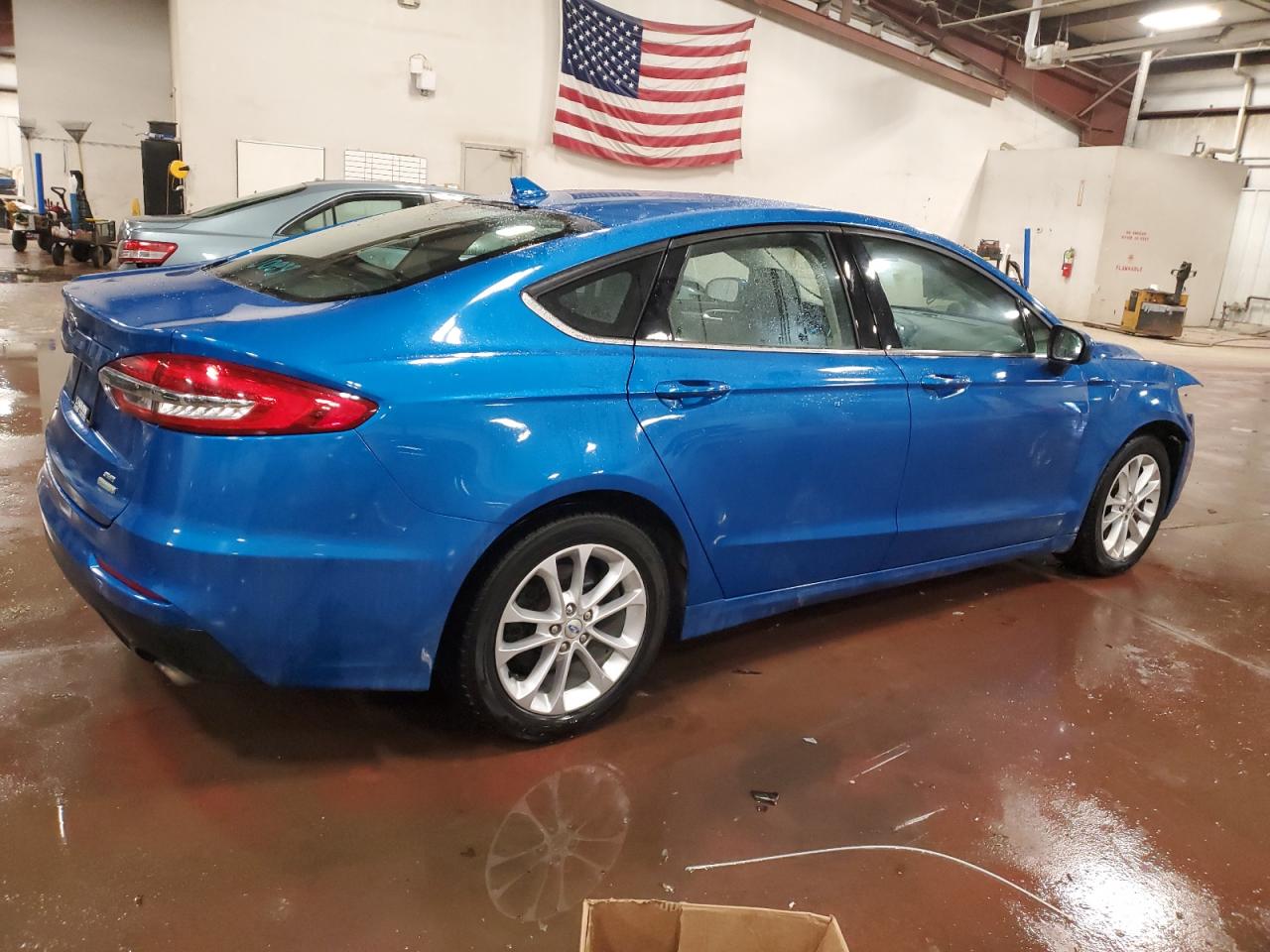 2020 Ford Fusion VIN 3FA6P0HD3LR110693 Copart auction photo, front end / side damage thumbnail 3