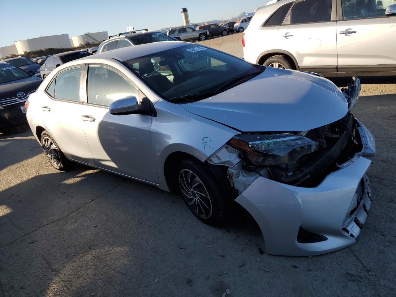 2019 Toyota Corolla VIN 2T1BURHE8KC176627 Copart auction photo, front end / side damage thumbnail 4