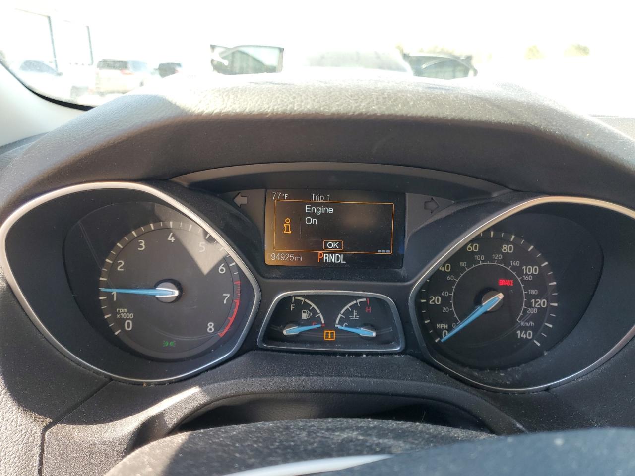 2016 Ford Focus VIN 1FADP3F21GL393349 Copart auction photo, side / rear end damage thumbnail 9