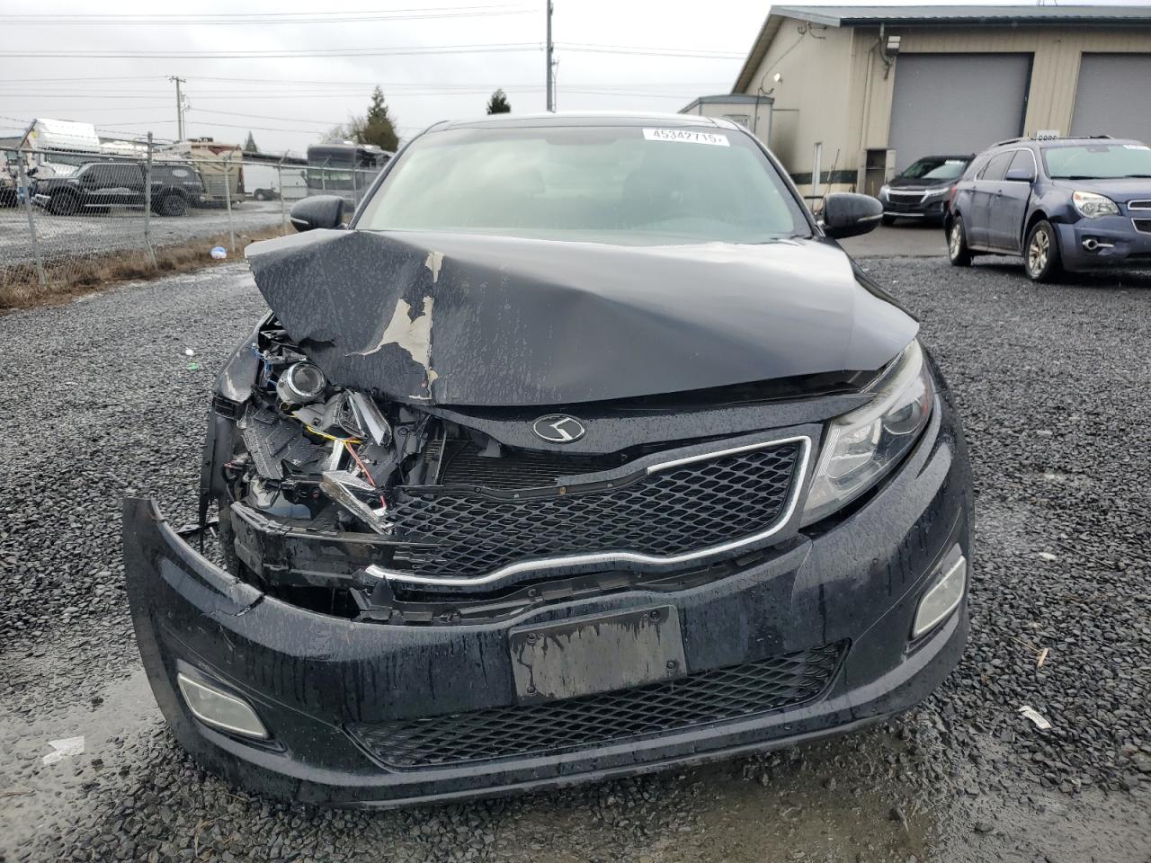2015 KIA Optima VIN 5XXGN4A73FG461140 Copart auction photo, front end damage thumbnail 5