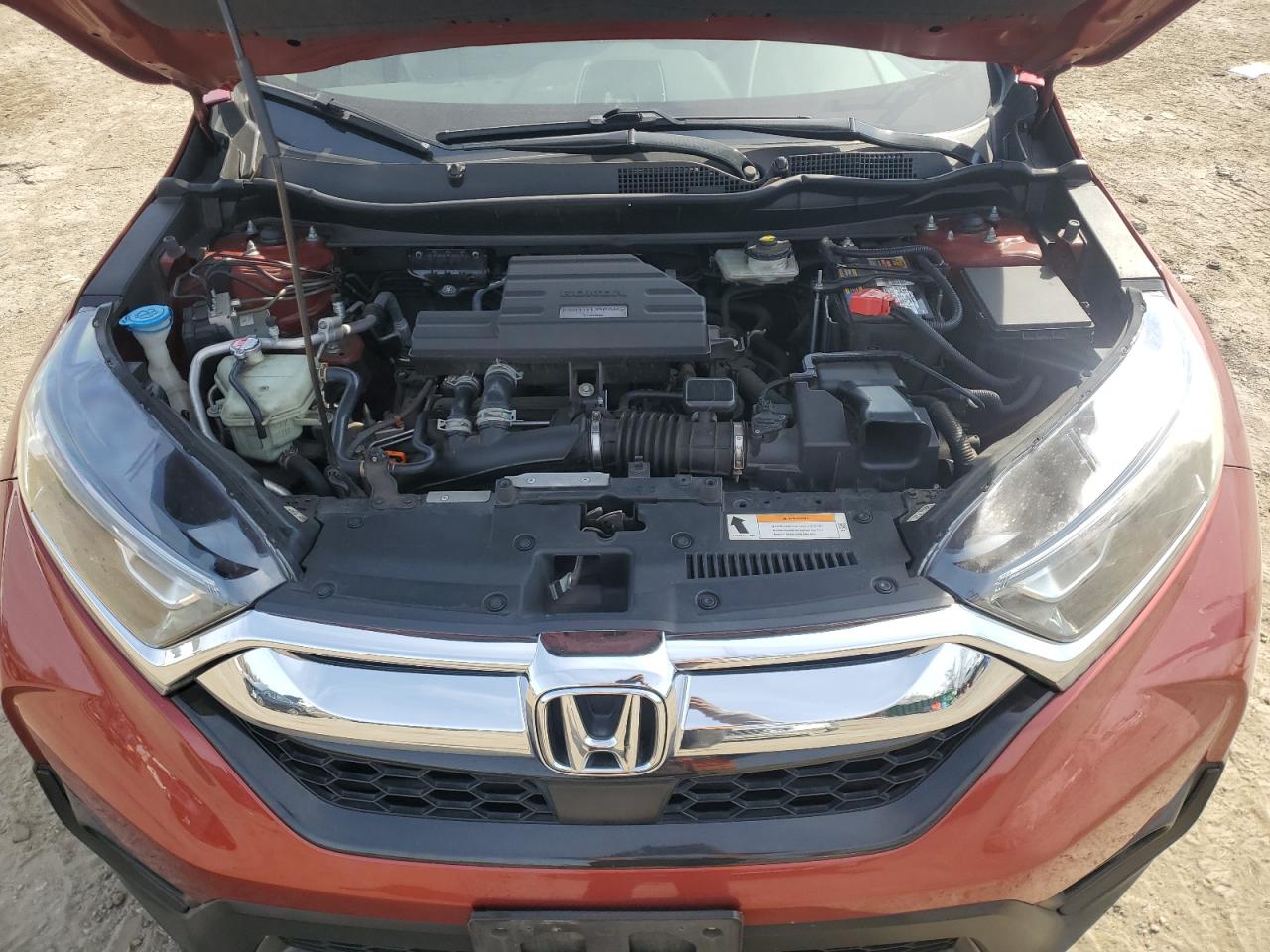 2018 Honda CR-V VIN 2HKRW2H56JH640591 Copart auction photo, side / rear end damage thumbnail 12