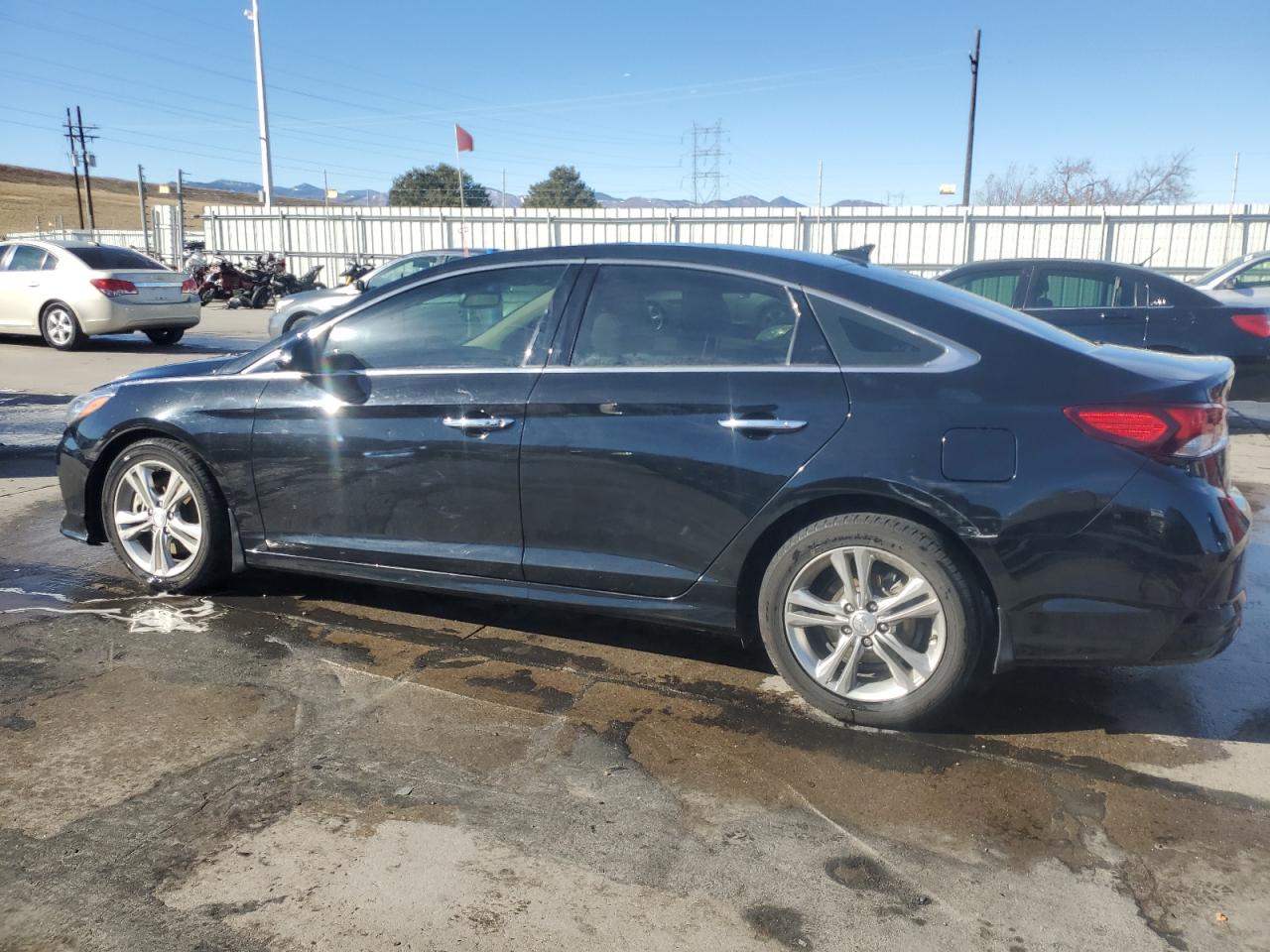 2018 Hyundai Sonata VIN 5NPE34AF6JH654559 Copart auction photo, front end / rear end damage thumbnail 2