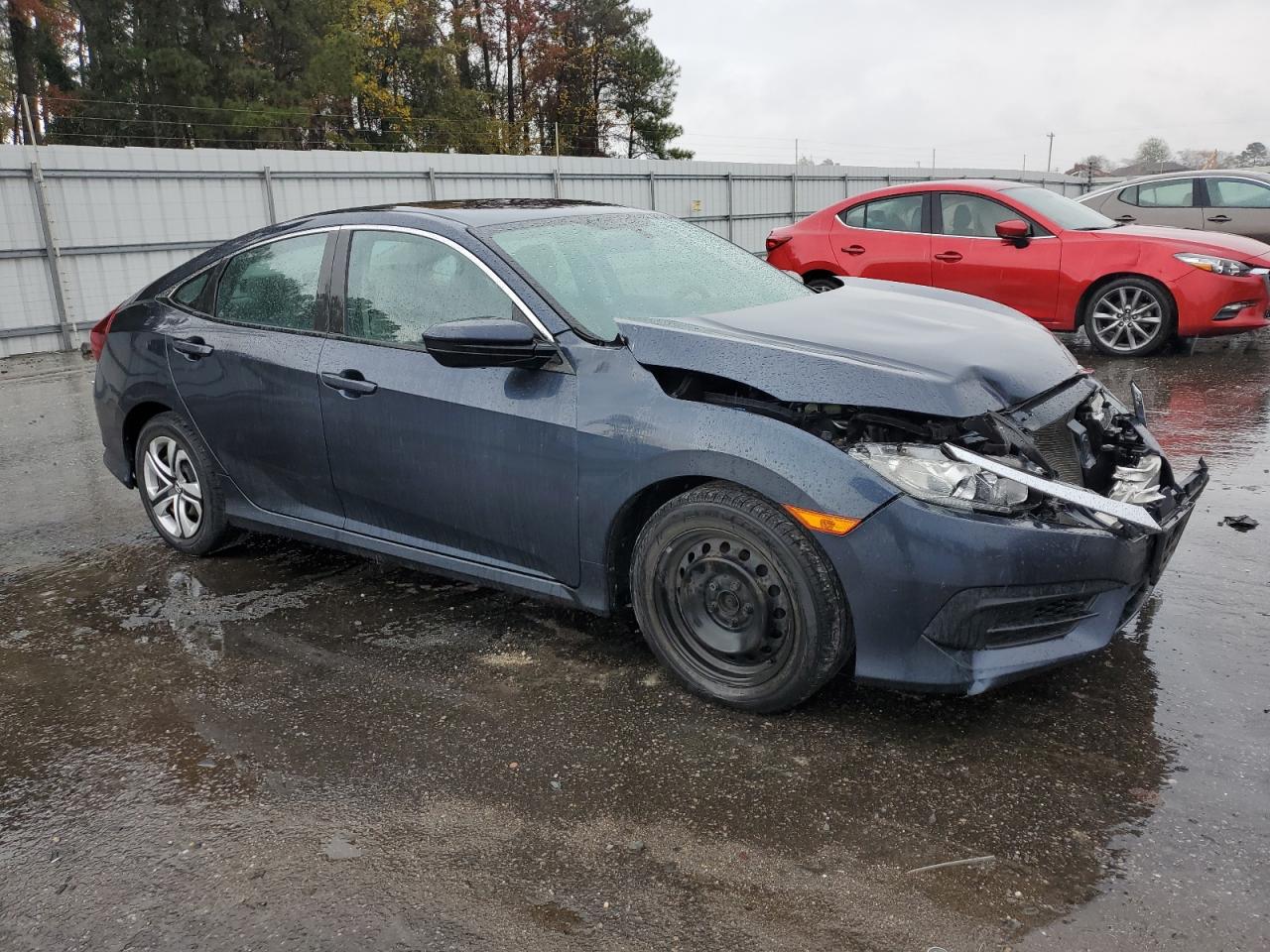 2016 Honda Civic VIN 19XFC2F59GE005621 Copart auction photo, front end / undercarriage damage thumbnail 4