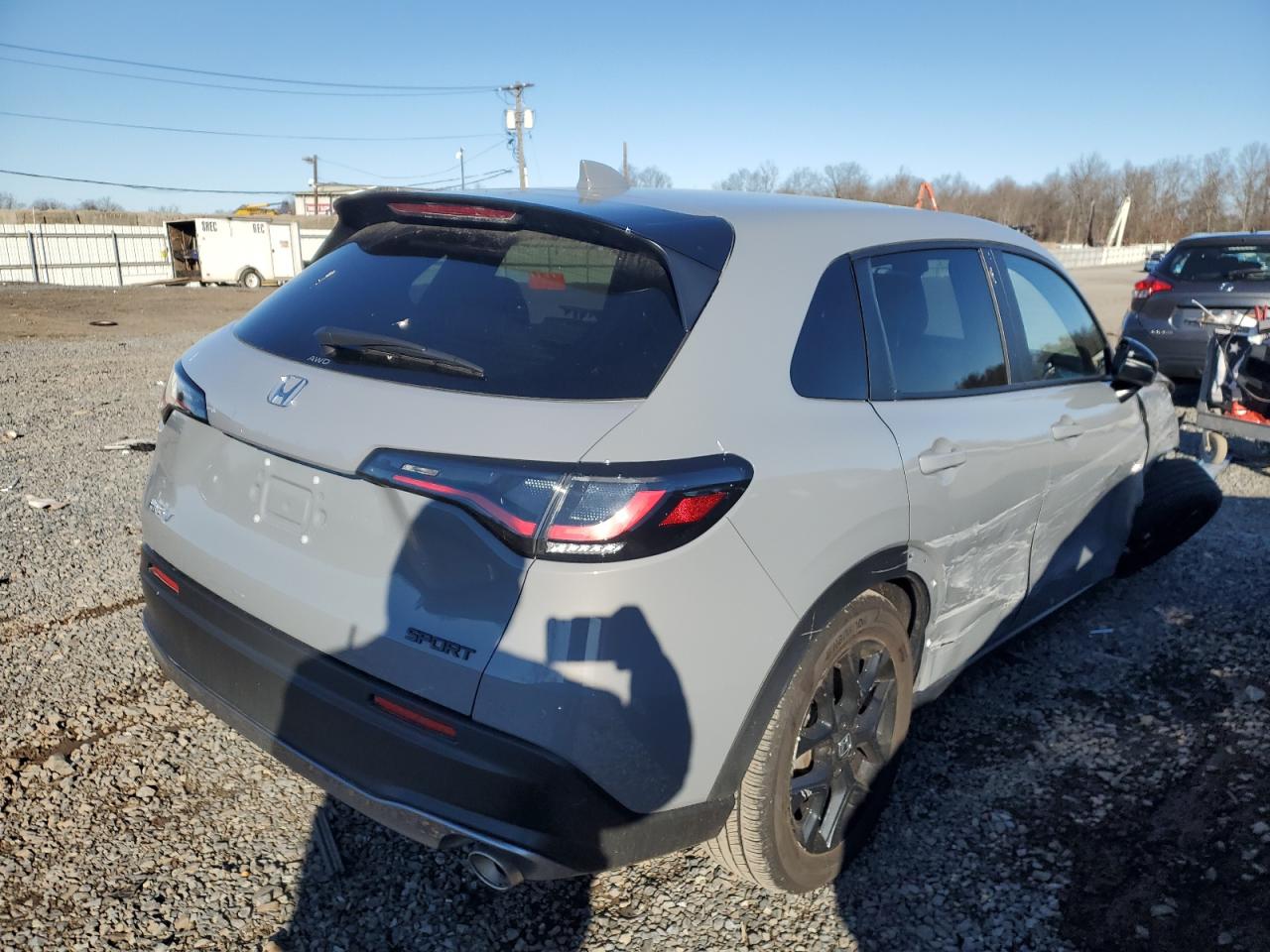 2025 Honda HR-V VIN 3CZRZ2H5XSM709392 Copart auction photo, all over / undercarriage damage thumbnail 3