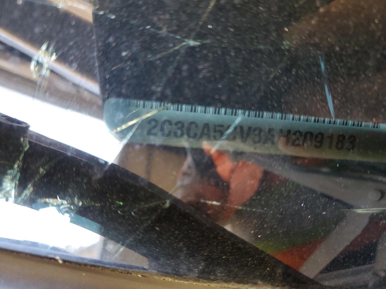 2010 Chrysler 300 VIN 2C3CA5CV3AH209183 Copart auction photo, side / front end damage thumbnail 15
