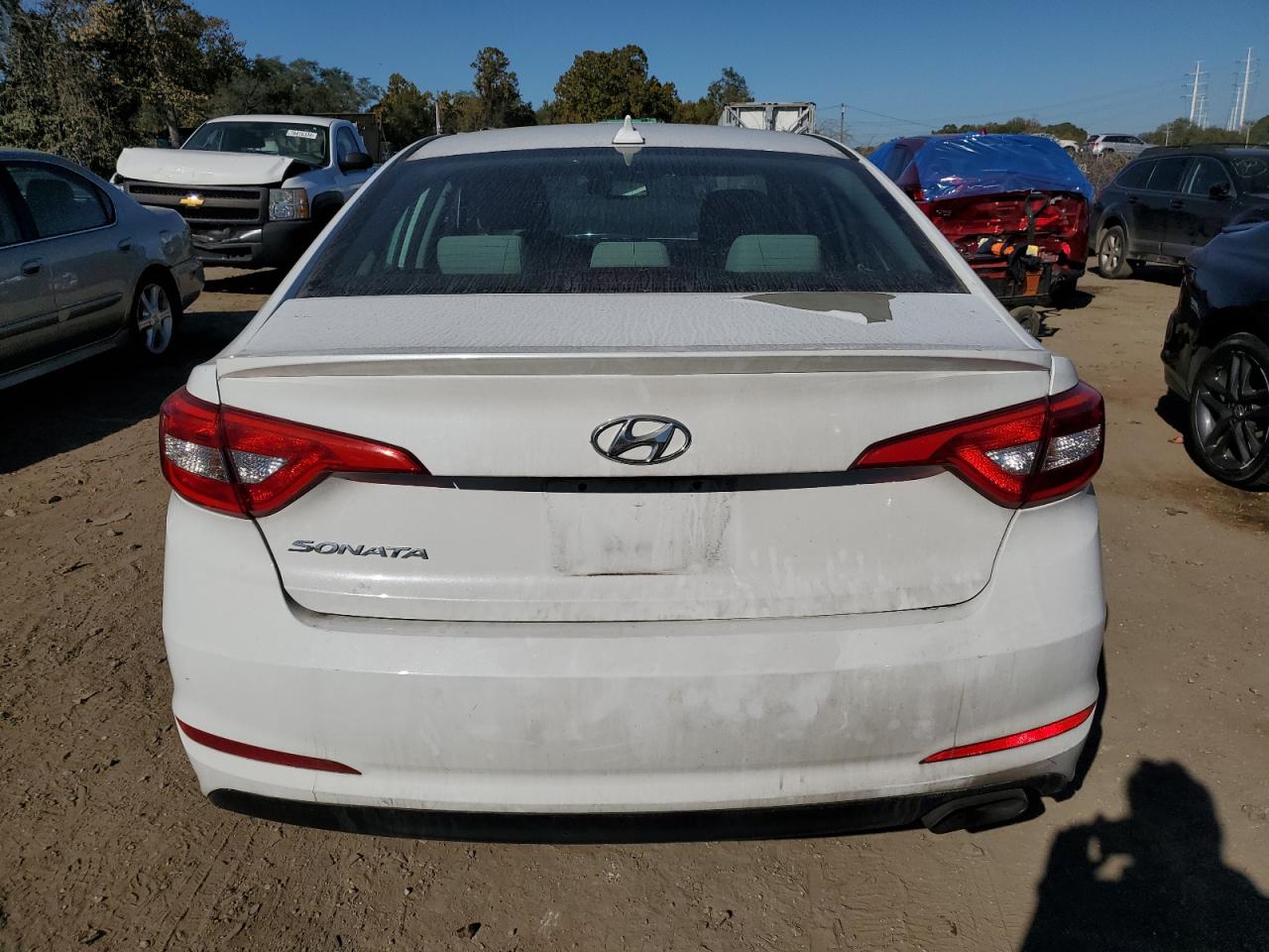 2016 Hyundai Sonata VIN 5NPE24AF7GH359398 Copart auction photo, all over damage thumbnail 6
