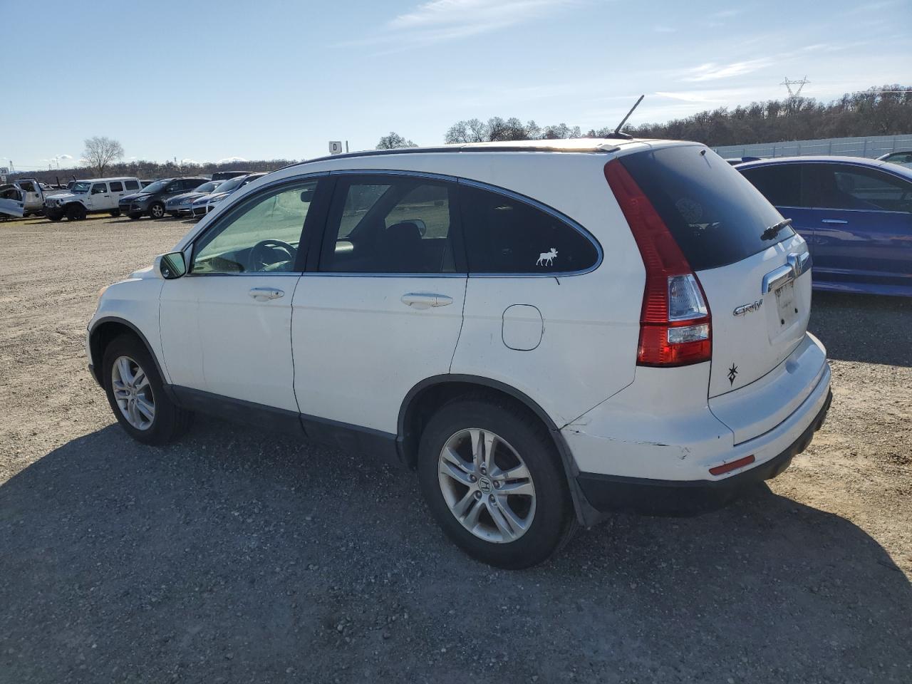 2011 Honda CR-V VIN JHLRE3H71BC002341 Copart auction photo, front end damage thumbnail 2
