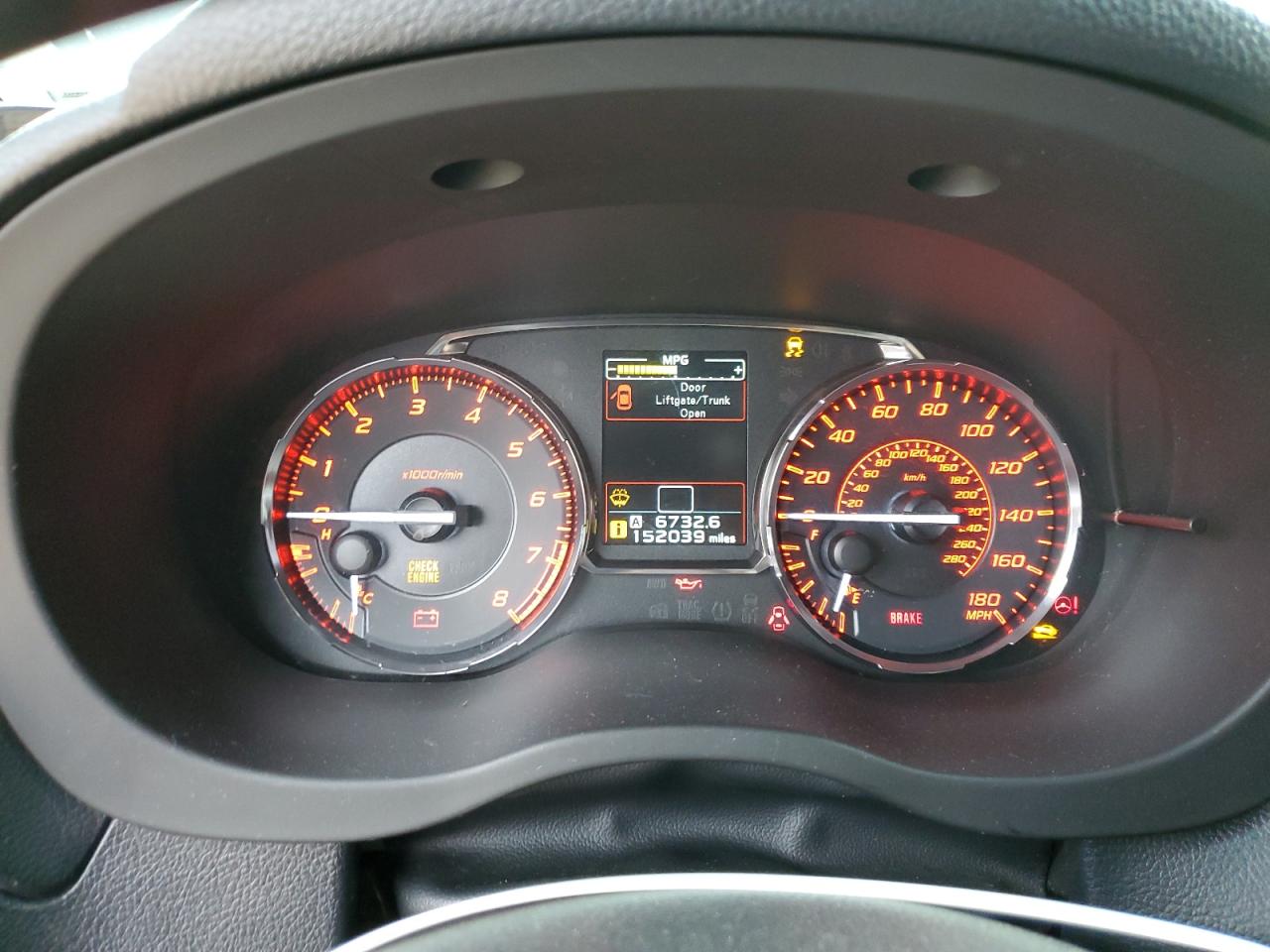 2016 Subaru WRX VIN JF1VA1F69G9806337 Copart auction photo, front end / all over damage thumbnail 9