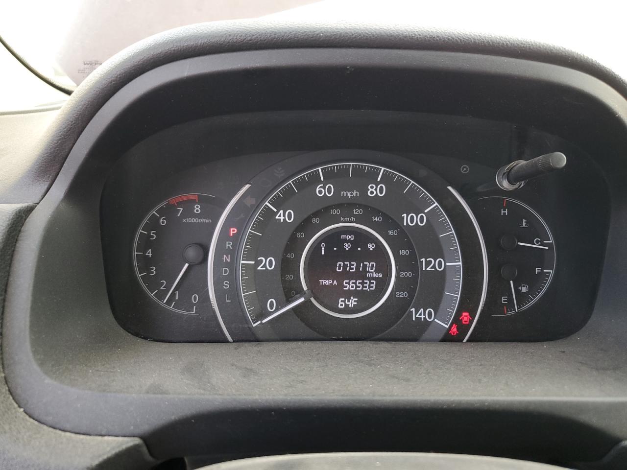 2016 Honda CR-V VIN 2HKRM4H53GH702894 Copart auction photo, front end / side damage thumbnail 9