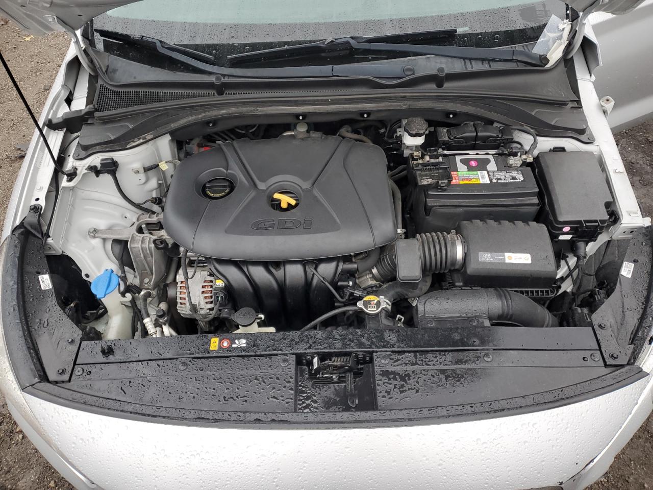 2018 Hyundai Elantra VIN KMHH35LE9JU025693 Copart auction photo, front end / side damage thumbnail 11