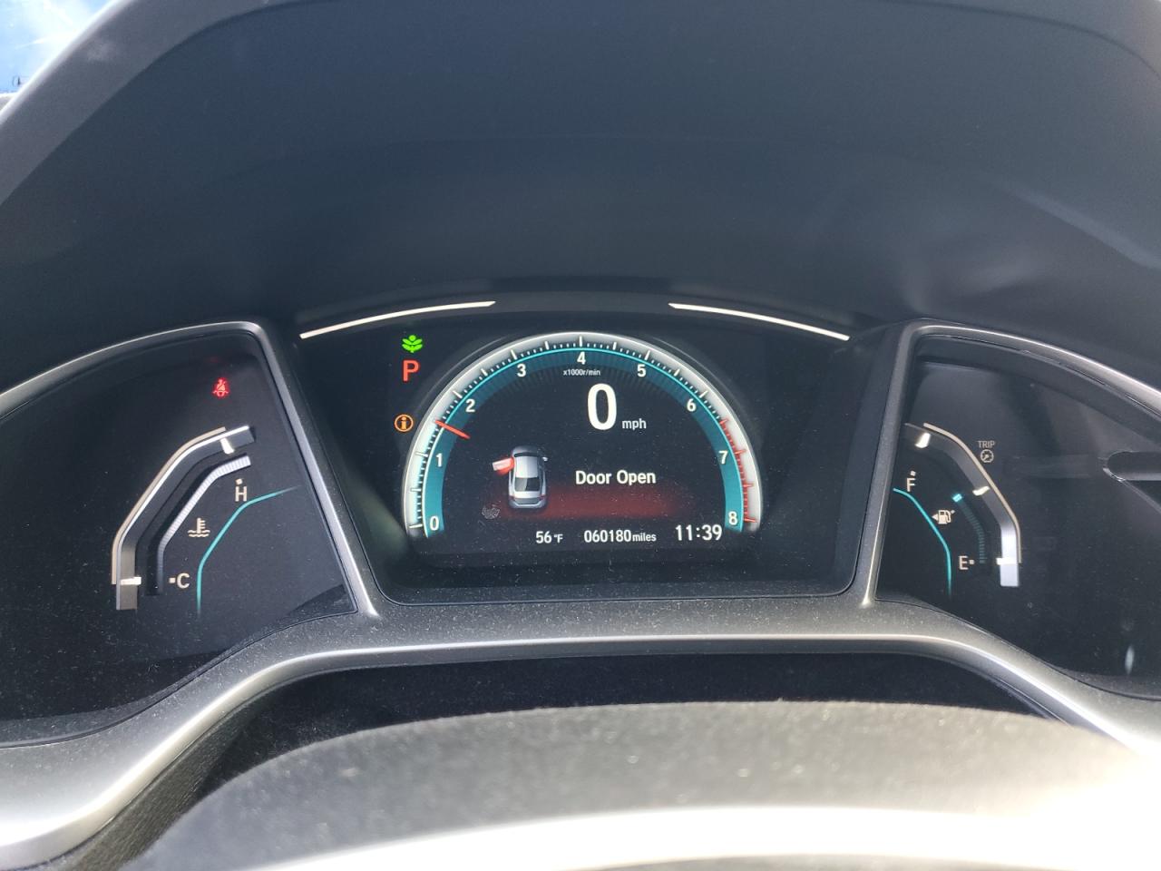 2017 Honda Civic VIN 19XFC1F35HE206443 Copart auction photo, rear end damage thumbnail 9