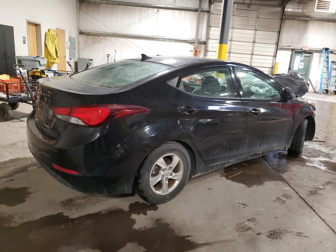 2014 Hyundai Elantra VIN 5NPDH4AE4EH545432 Copart auction photo, side / front end damage thumbnail 3
