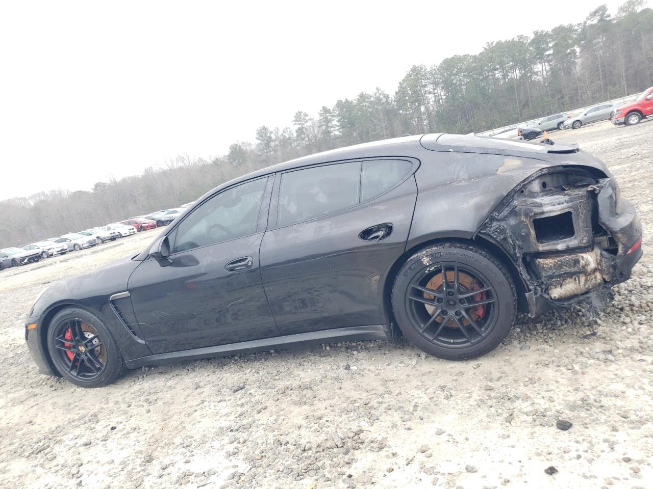 2014 Porsche Panamera VIN WP0AF2A76EL083112 Copart auction photo, burn / rear end damage thumbnail 2