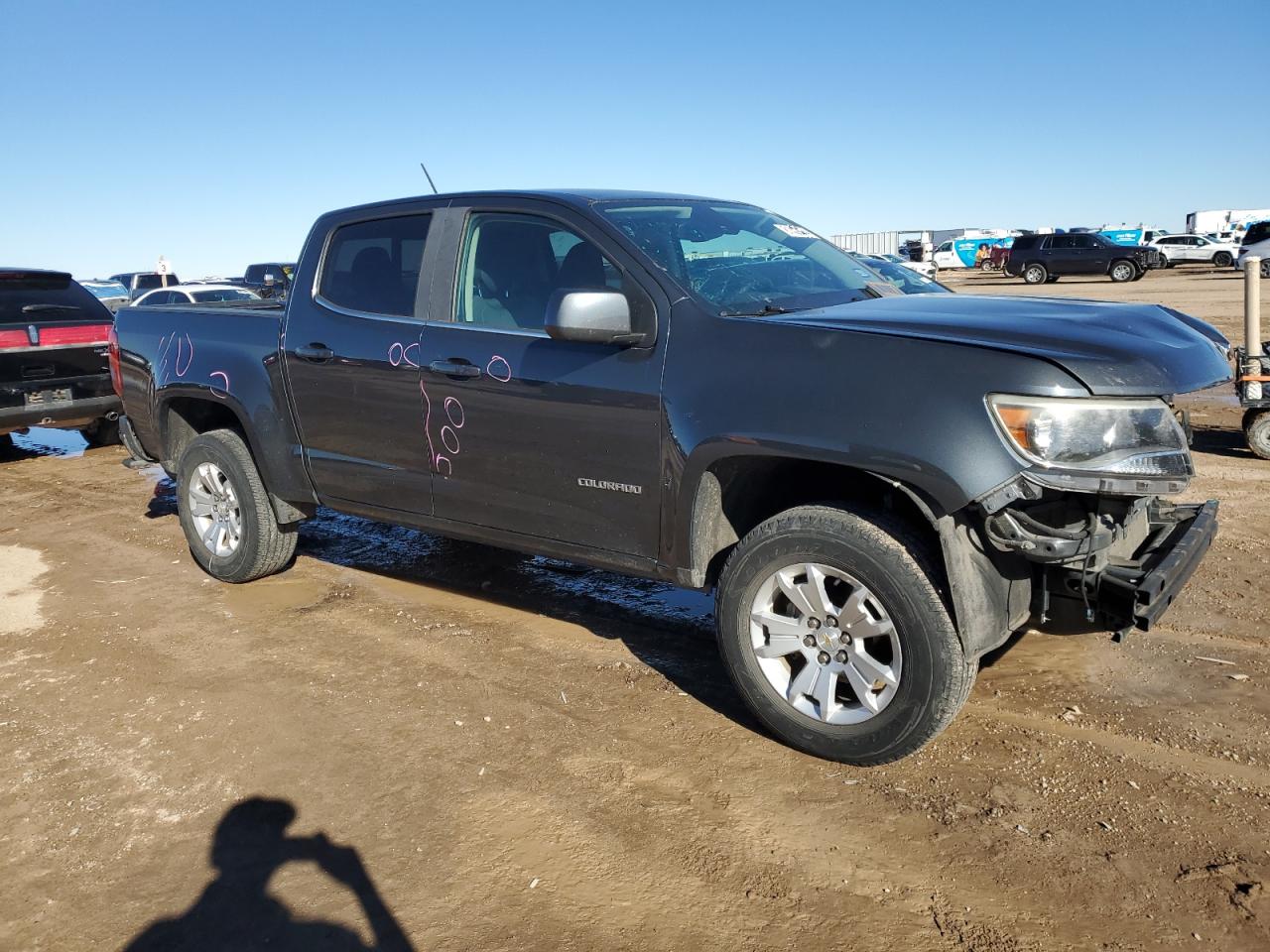 2017 Chevrolet Colorado VIN 1GCGSCEN8H1220216 Copart auction photo, front end / minor dent/scratches damage thumbnail 4