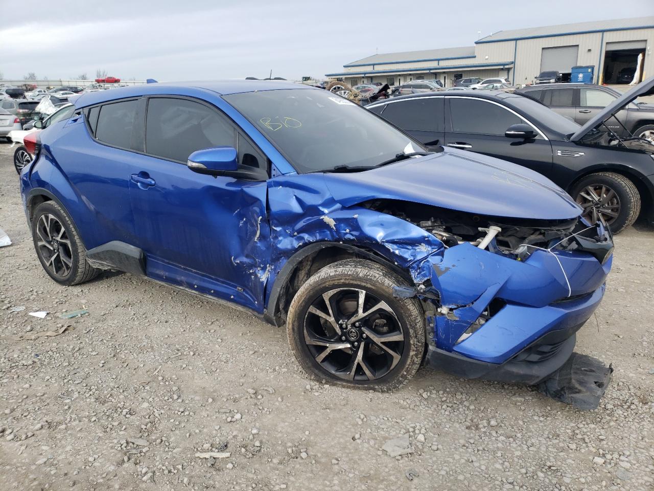 2018 Toyota C-HR VIN JTNKHMBX7J1006324 Copart auction photo, front end damage thumbnail 4