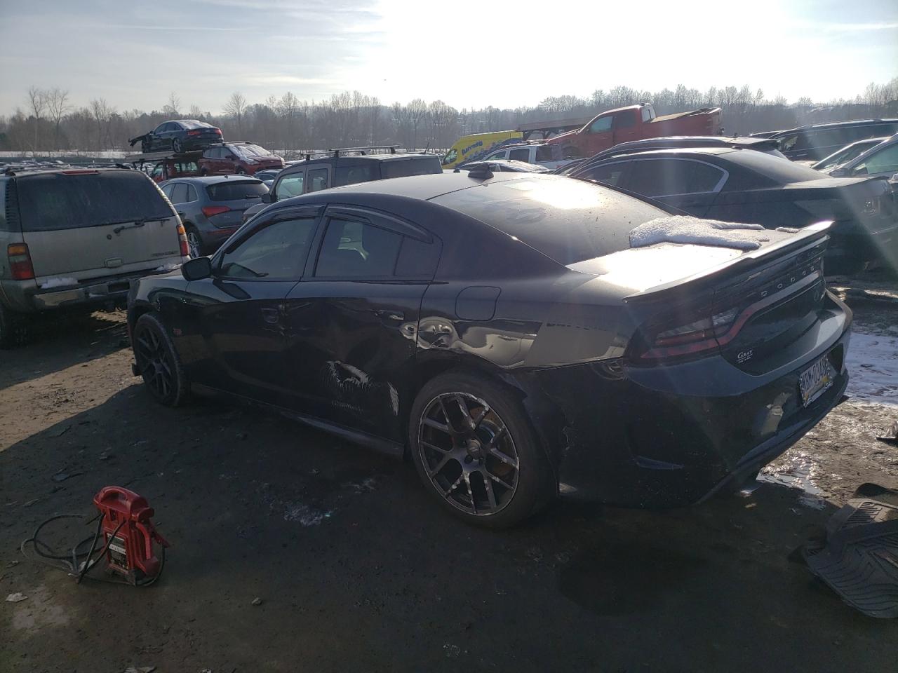2019 Dodge Charger VIN 2C3CDXCT4KH549266 Copart auction photo, all over damage thumbnail 2