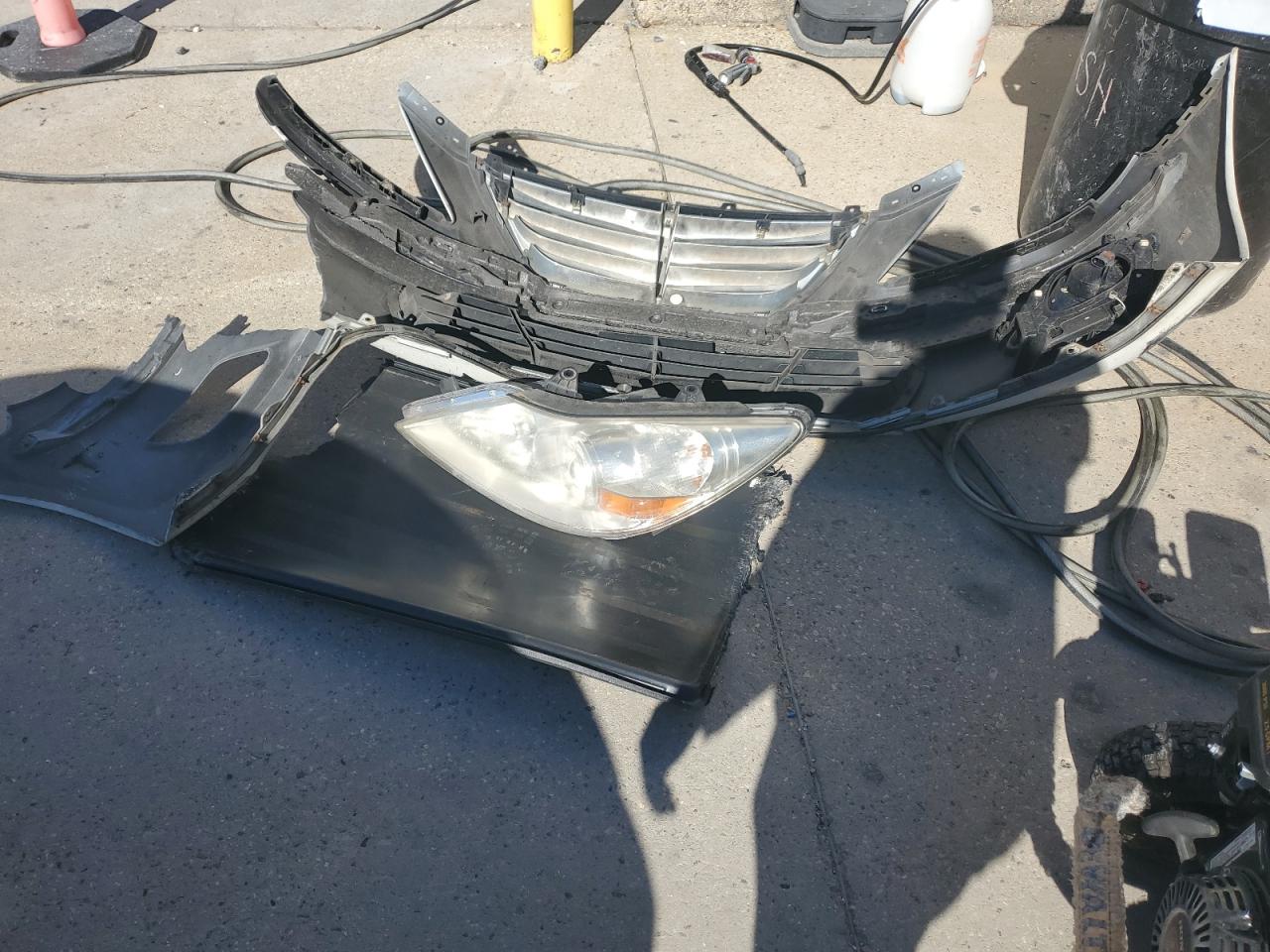 2011 Hyundai Genesis VIN KMHGC4DE8BU141182 Copart auction photo, front end damage thumbnail 12