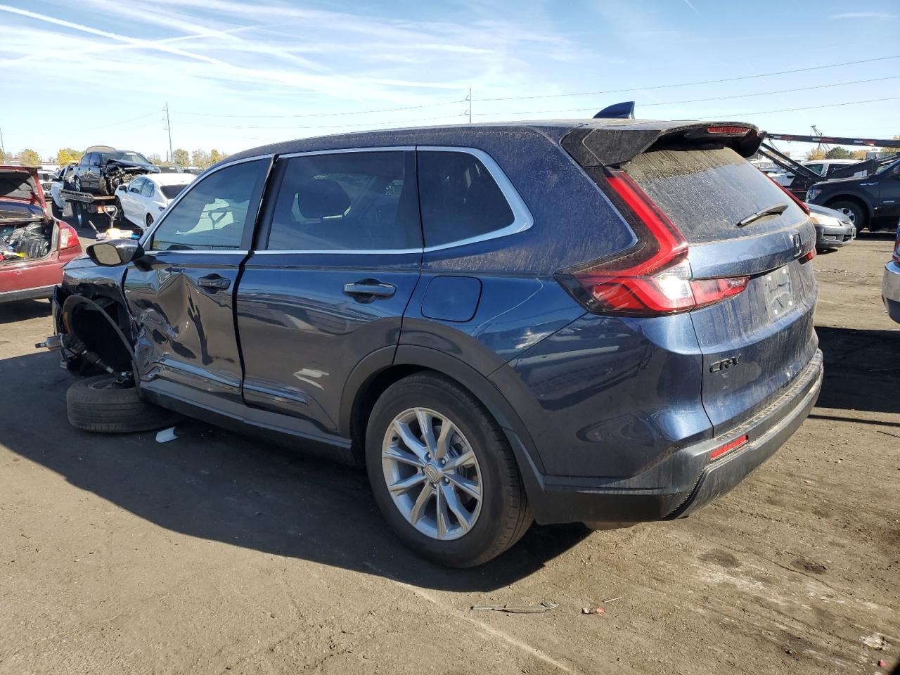 2024 Honda CR-V VIN 2HKRS4H41RH400035 Copart auction photo, front end / side damage thumbnail 2
