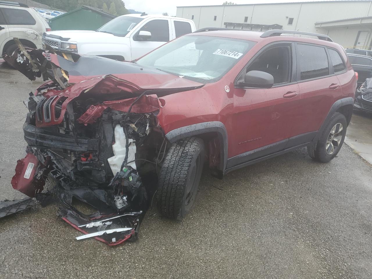 2016 Jeep Cherokee VIN 1C4PJMBS8GW101814